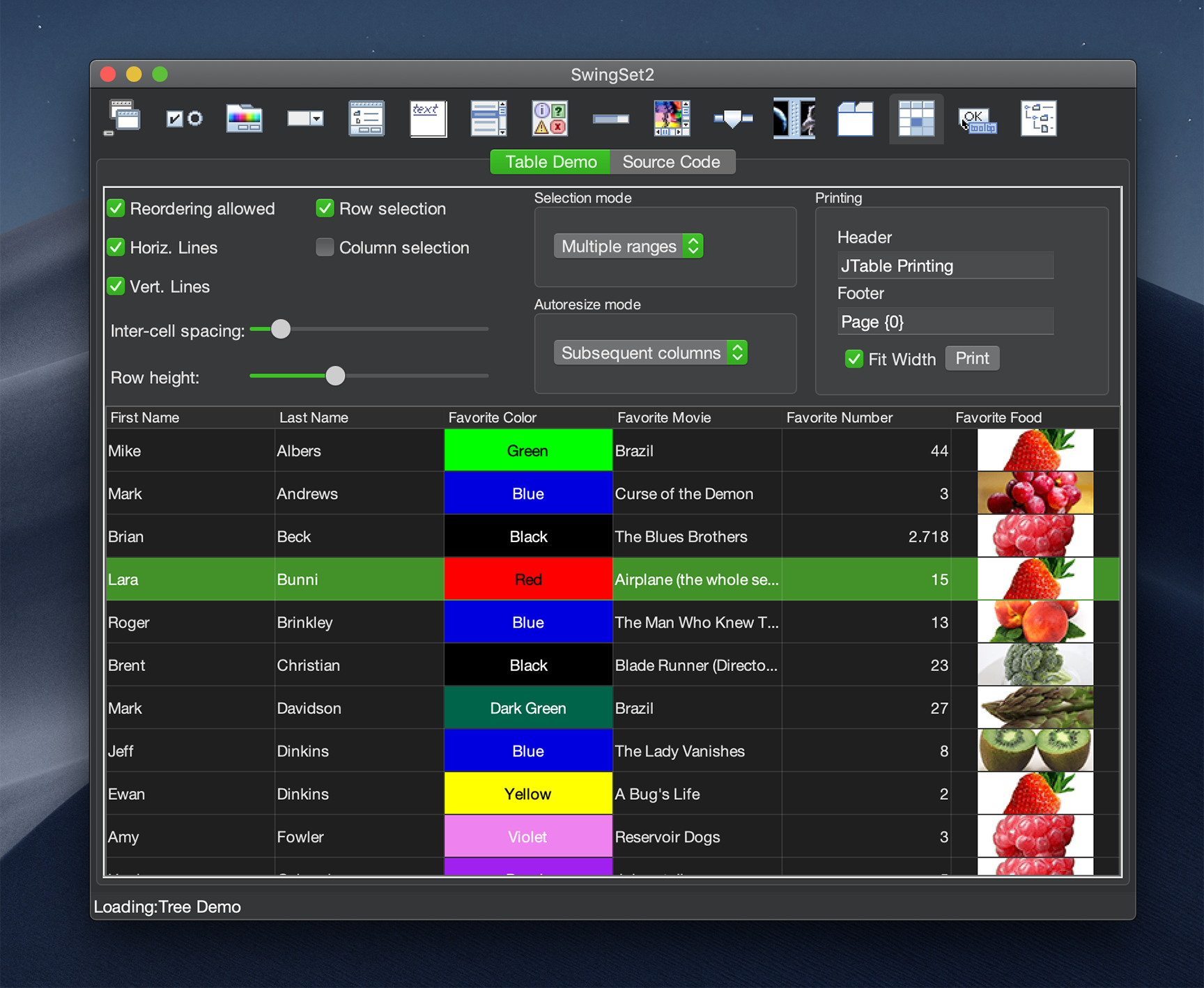 dark SwingSet 2 table